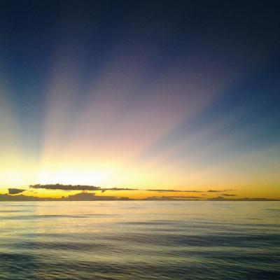 Polynesie lever de soleil